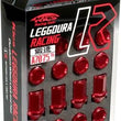 Load image into Gallery viewer, Project Kics 12X1.25 Black Leggdura Racing Lug Nuts (Laser Logo) - 20 PCS - Side View