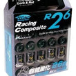 Load image into Gallery viewer, Project Kics 12X1.25 Black R26 Lug Nuts - 16+4 - Main Product View