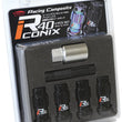 Load image into Gallery viewer, Project Kics 12X1.25 R40 Iconix Black Lug Nut Lock Set - 4