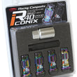 Load image into Gallery viewer, Project Kics 12X1.25 R40 Iconix Neochrome Lug Nut Lock Set - 4