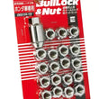 Load image into Gallery viewer, Project Kics 12X1.50 Chrome Bulllock And Nut Set Open 19Mm Hex - 16 LUGS + 4 LOCKS