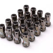 Load image into Gallery viewer, Project Kics 12X1.50 R40 Iconix Classical Lug Nuts w/ Black Plastic Cap - 20 - No Locks - Side View