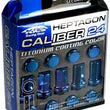 Load image into Gallery viewer, Project Kics 12X1.50 Titanium Blue Caliber Lug Nut - Detail View