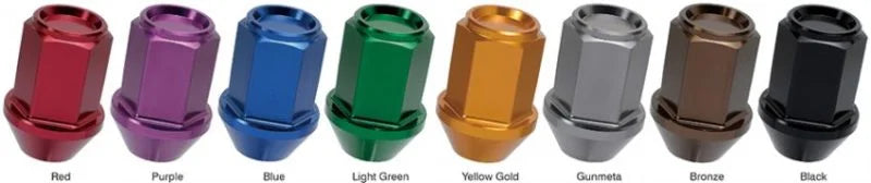 Project Kics 12x1.50 Leggdura Racing Lug Nuts - Yellow Gold w/Laser Logo (20 Pcs) - Main Product View