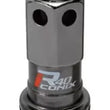 Load image into Gallery viewer, Project Kics 14X1.50 R40 Iconix Black Single Replacement Lug Nut - Side View