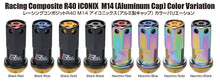 Load image into Gallery viewer, Project Kics 14x1.50 R40 Iconix Lock &amp; Lug Nuts - Neo Chrome w/Gold Cap (16+4 Locks) - Main Product View
