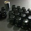 Load image into Gallery viewer, Project Kics 16 LUGS + 4 LOCKS Black Bullock And Nut Set - 12X1.50