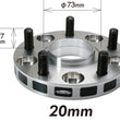 Load image into Gallery viewer, Project Kics 20mm Thick 12x1.25 56mm Hub 5-114.3 Wide Tread Spacers