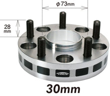 Load image into Gallery viewer, Project Kics 30mm Thick 12x1.25 5-139.7 4WD Wide Tread Spacers - Main Product View