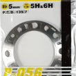 Load image into Gallery viewer, Project Kics 5MM 139.7 Wd Universal Spacers (2 Pk) - 4WD