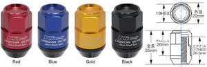 Project Kics Leggdura Racing Shell Type Lug Nut 35mm Closed-End Look...