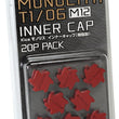 Load image into Gallery viewer, Project Kics M12 Monolith Cap - Red (Only Works For M12 Monolith Lugs) - 20 Pcs