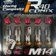 Load image into Gallery viewer, Project Kics R40 Iconix 14x1.50 Classical Lock &amp; Lug Nuts 16+4 (Red Cap)