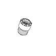 Load image into Gallery viewer, Project Kics R40 Iconix Plastic Cap Set 12x1.25 - Black (1 pcs)