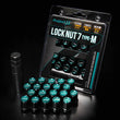 Load image into Gallery viewer, Project Mu Super Lock 7 M-Type Lock Nut M12 x 1.5 - Black / Green Cap (Special Order No Cancel)