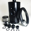 Load image into Gallery viewer, Prosport Performance Catch Can Dual Inlet Black Aluminum -10an ORB PSCCAN
