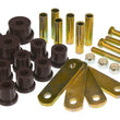 Load image into Gallery viewer, Prothane 64-73 Ford Mustang Rear Spring Bushings w/ HD Shackle Kit - Black