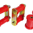Load image into Gallery viewer, Prothane 64-73 Ford Mustang Rear Spring Bushings w/ HD Shackle Kit - Red