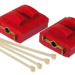 Load image into Gallery viewer, Prothane GM Motor Mount Small Clamshell - Red