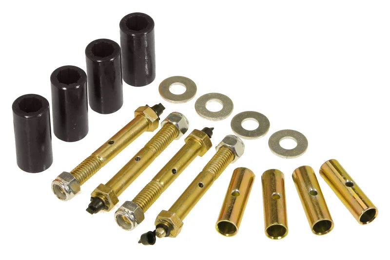 Prothane Front & Rear Main Spring Eye Bushings - Black fits 1959 1960 1966-1975 Jeep CJ5 / 1959 1960 1966-1975 Jeep CJ6 / ...