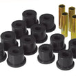 Load image into Gallery viewer, Prothane GM Rear Spring &amp; Shackle Bushings (w/ 1.5in OD Frame Shackle Bush) - Black
