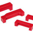 Load image into Gallery viewer, Prothane 88-98 Chevy Truck Small Block Radiator Insolators - Red