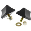 Load image into Gallery viewer, Prothane Universal Bump Stop 1-3/8 X 2 X 2-1/4 Wedge - Black