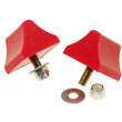 Load image into Gallery viewer, Prothane Universal Bump Stop 1-3/8 X 2 X 2-1/4 Wedge - Red