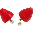 Load image into Gallery viewer, Prothane Universal Bump Stop 2-1/4X2-1/4 Cone w/Stp - Red