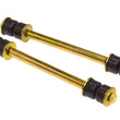 Load image into Gallery viewer, Prothane Universal End Link Set - 7 3/8in Mounting Length - Black