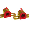 Load image into Gallery viewer, Prothane Universal Greasable Sway Bar Bushings - 26MM - Type B Bracket - Red