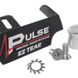 Load image into Gallery viewer, Pulse Racing Innovations EZ Tear Black w/ Silver Tear Off Post EZTS102BKP