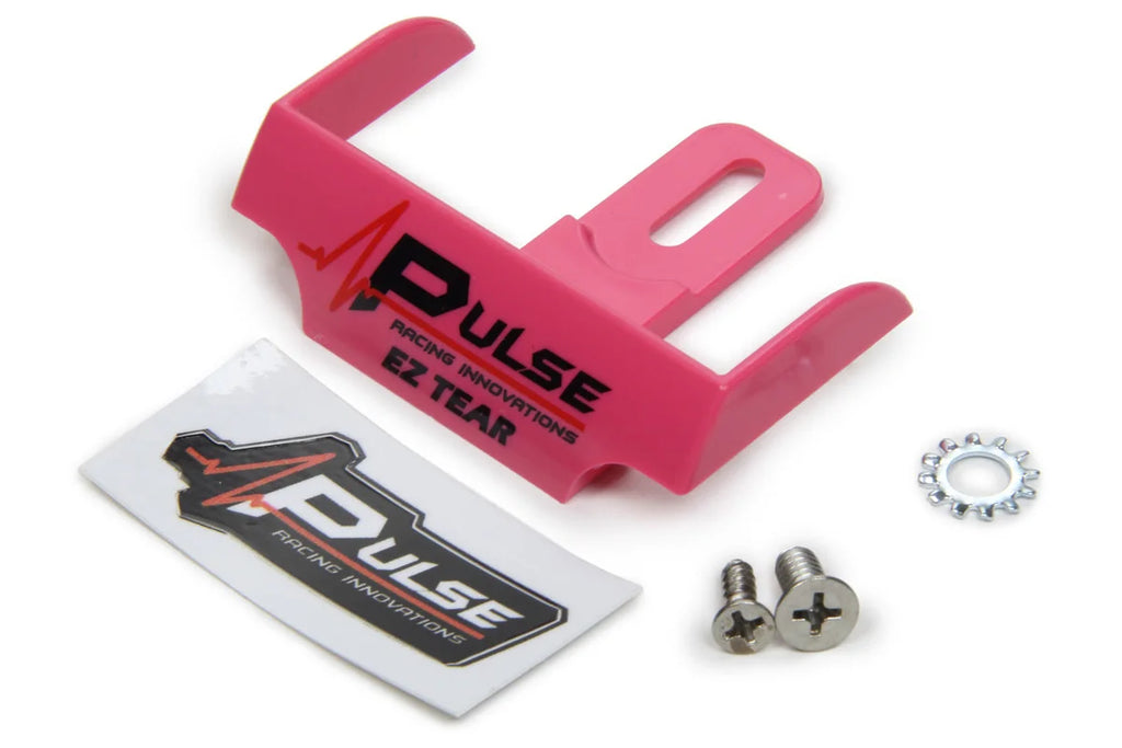 Pulse Racing Innovations EZ Tear Shield Mounted Pink EZTS101PNK