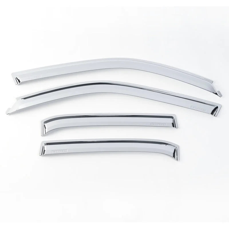 Putco 07-14 Chevrolet Tahoe (Set of 4) Element Chrome Window Visors - Back View
