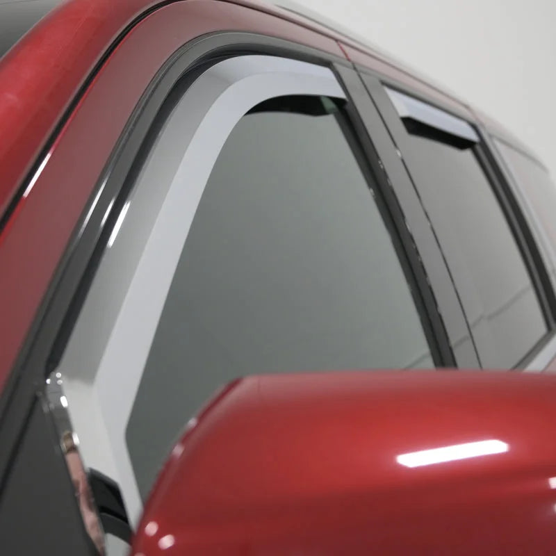 Putco 07-14 Chevrolet Tahoe (Set of 4) Element Chrome Window Visors - Additional View 8