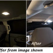 Load image into Gallery viewer, Putco 08-10 Ford SuperDuty Ext Cab or Crew Cab Premium LED Dome Lights (Application Specific) - Installation View