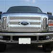 Load image into Gallery viewer, Putco 08-10 Ford SuperDuty (Will not Fit XL/FX4) Punch Stainless Steel Grilles - Side View