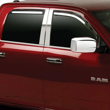 Load image into Gallery viewer, Putco 09-18 Ram 1500 - Crew Cab (Set of 4) Excl Rebel Model Element Chrome Window Visors - Main Product View