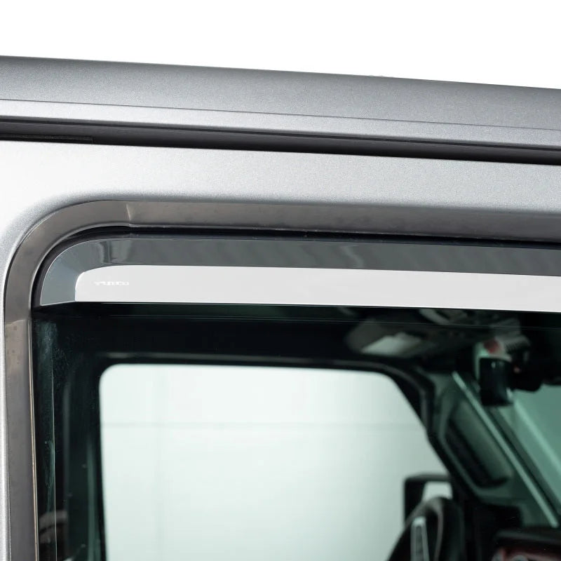Putco 10-20 RAM 2500/3500 - Set of 2 (Fronts Only) - Excl Reg Cab Element Chrome Window Visors - Back View