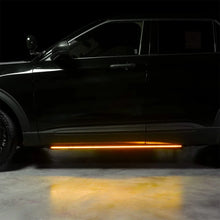 Load image into Gallery viewer, Putco 11-23 Ford Explorer Blade Rocker Kits Sideliners- Amber/White - Additional View 5