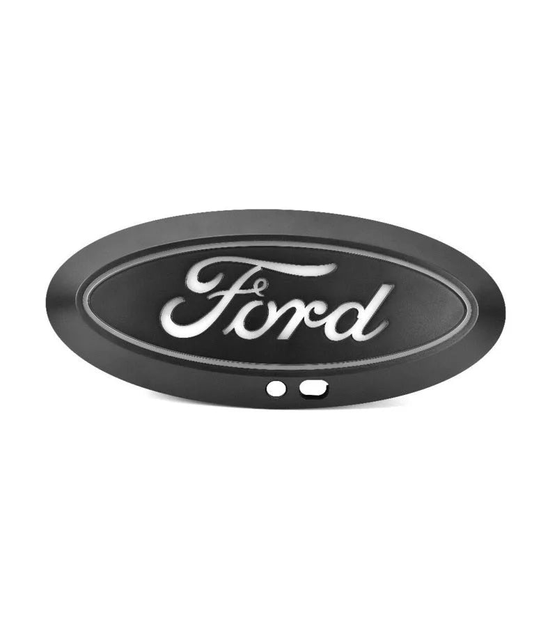 Putco 15-17 Ford F-150 Front Luminix Ford LED Emblem - Fits bar Style Grillee - Side View