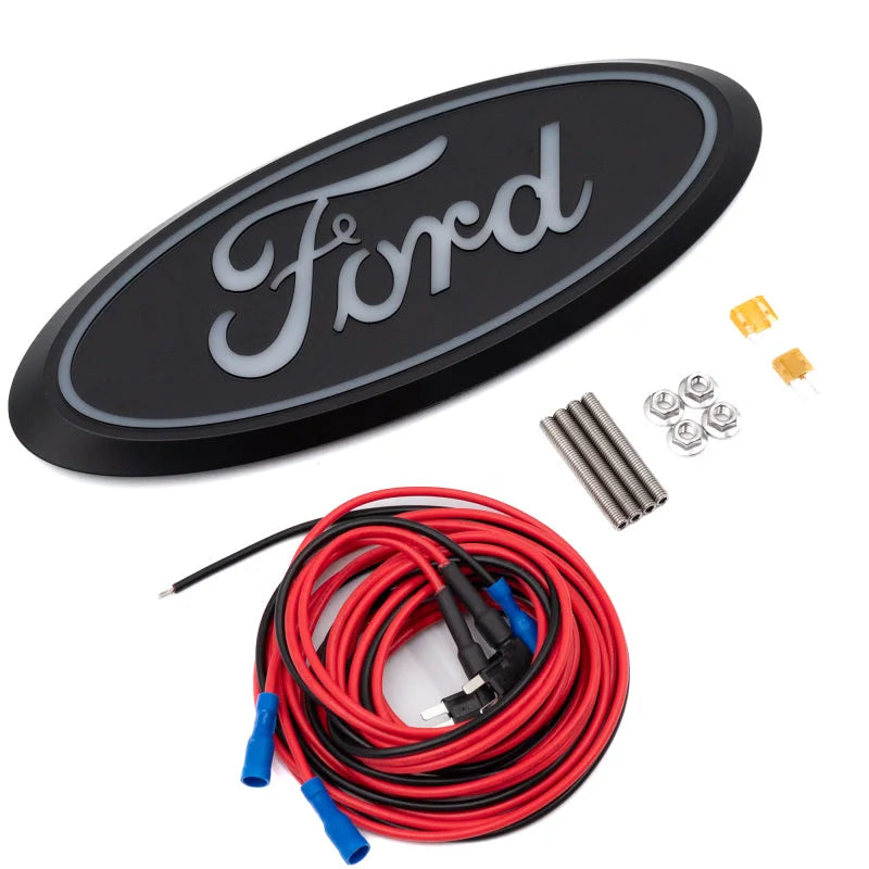 Putco 15-17 Ford F-150 Front Luminix Ford LED Emblem - Fits bar Style Grillee - Installation View