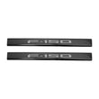 Load image into Gallery viewer, Putco 15-20 Ford F-150 - Regular Cab &amp; SuperCab w/ F-150 Etching (2pcs) Black Platinum Door Sill - Back View