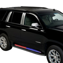 Load image into Gallery viewer, Putco 15-23 Chevrolet Tahoe Blade Rocker Kits Sideliners - Red/Blue w/ White Override - Main Product View