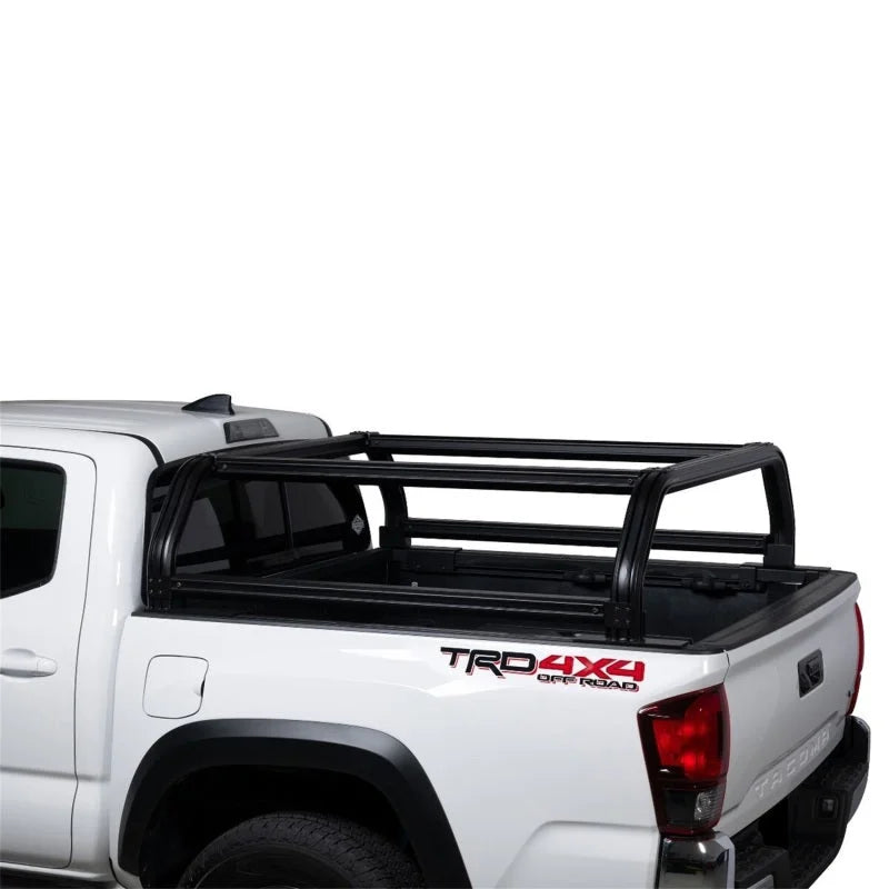 Putco 16-20 Toyota Tacoma - 5ft (Short Bed) Venture TEC Rack - Back View
