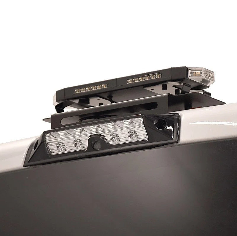 Putco 16in Hornet Light Bar - (Amber) LED Stealth Rooftop Strobe Bar - Side View