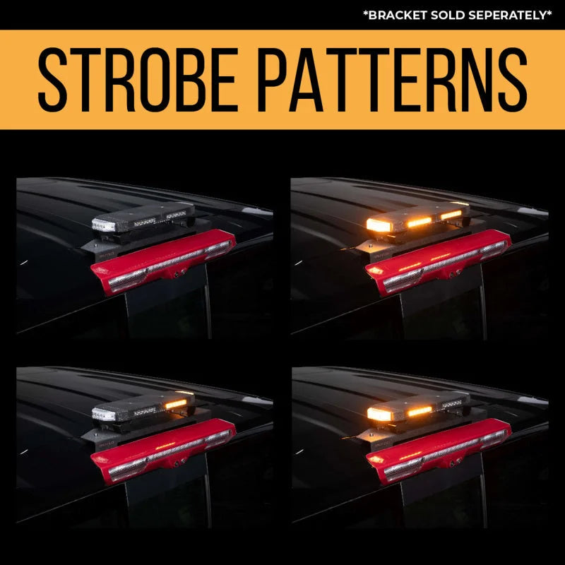 Putco 16in Hornet Light Bar - (Amber) LED Stealth Rooftop Strobe Bar - Additional View 6