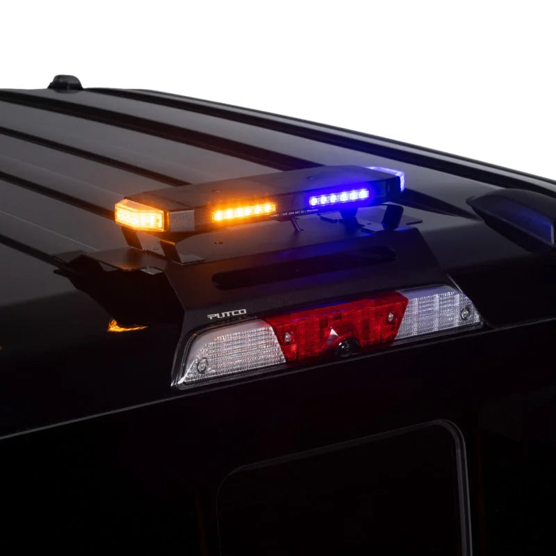 Putco 16in Universal Light Bar LED Tri-Hornet - Amber/White/Blue Single - Additional View 10