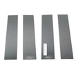 Load image into Gallery viewer, Putco 17-20 Ford SuperDuty - Crew Cab / SuperCab w/ Keypad Black Platinum Pillar Posts Classic - Side View