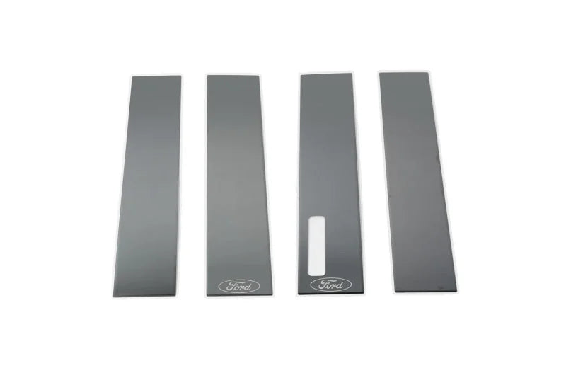 Putco 17-20 Ford SuperDuty - Crew Cab / SuperCab w/ Keypad Black Platinum Pillar Posts Classic - Side View